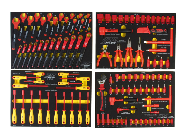 Набор инструментов изолированных комплект JTC I4115S (115 предметов)