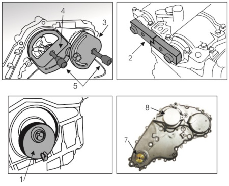 Набор фиксаторов распредвала и коленвала JTC 4002 (VOLVO T6 с 2007 г.)