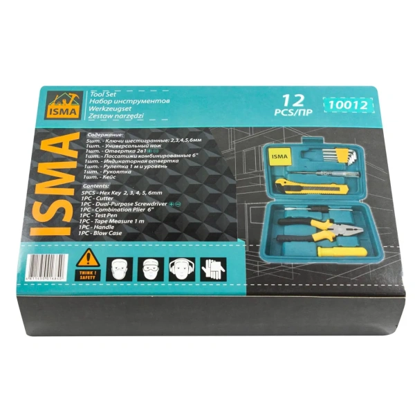 Набор инструментов12пр.,в кейсе