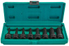 S06A408S Набор ударных головок "TORX" 1/2DR"Т30- T80 78мм, 8 предметов