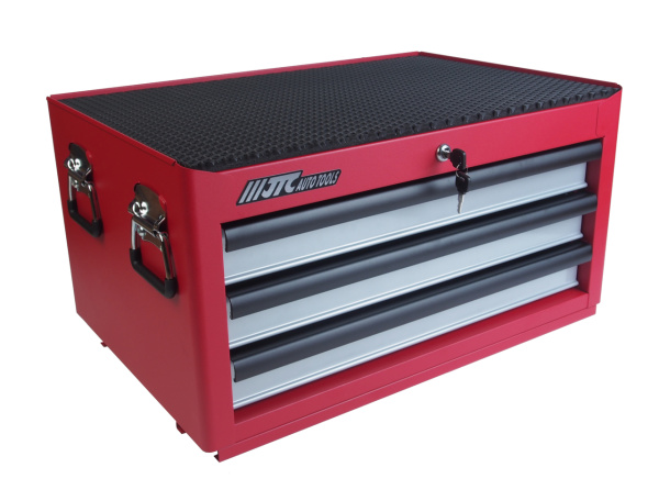 Ящик для инструмента красный JTC 5639 (3 секции средней глубины)