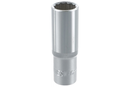Головка торцевая глубокая S04HD4718, 12-гранная, 1/2"DR, 18 мм