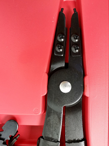 Съемник стопорных колец 2 шт со сменными носами 16" AE&T TA-H1037