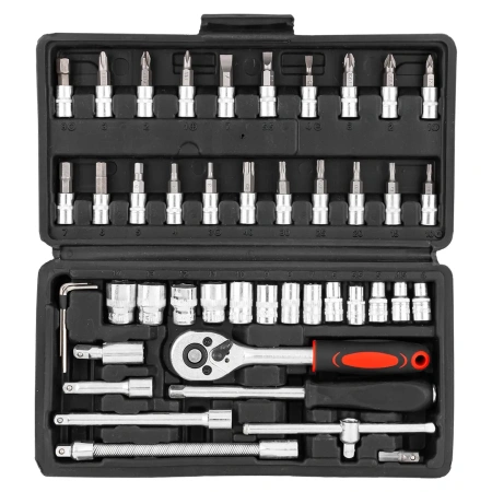 Набор инструмента 46пр. 1/4''(6-гран.)(4-14мм)