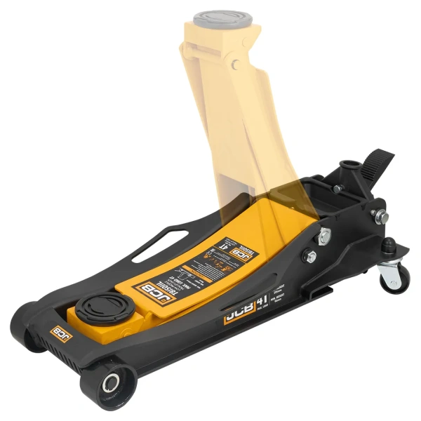 Домкрат подкатной гидравлический 4т (h min 96мм, h max 595мм),вес 49,50