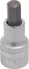 S09H410 Насадка торцевая 1/2"DR с вставкой-битой шестигранной, H10, 55 мм