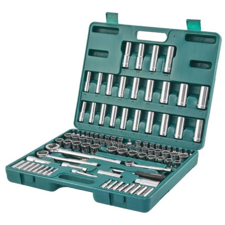 Набор инструмента универсальный JONNESWAY S05H48107S (1/4", 3/8", 1/2") 107 предметов