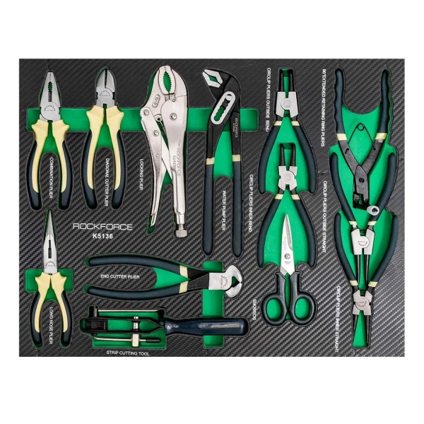 Набор шарнирно-губцевого инструмента 13пр.,в ложементе