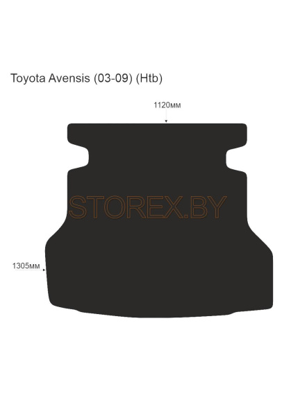 Toyota Avensis (03-09) (Htb) Багажник copy