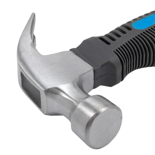 Молоток мини с гвоздодером и эргономичной рукояткой (L-160мм, вес 320г)