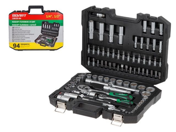 Набор головок и бит 94пр. ВОЛАТ