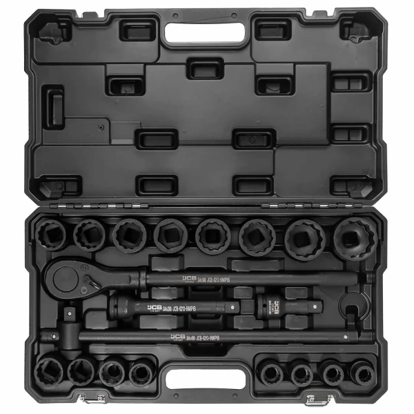 Набор инструментов ударных 3/4'', 12гр, 21пр(17,19,21,22,24,27,30,32,34,35,36,36-6гр,38,41,46,50мм), в пласт.кейсе