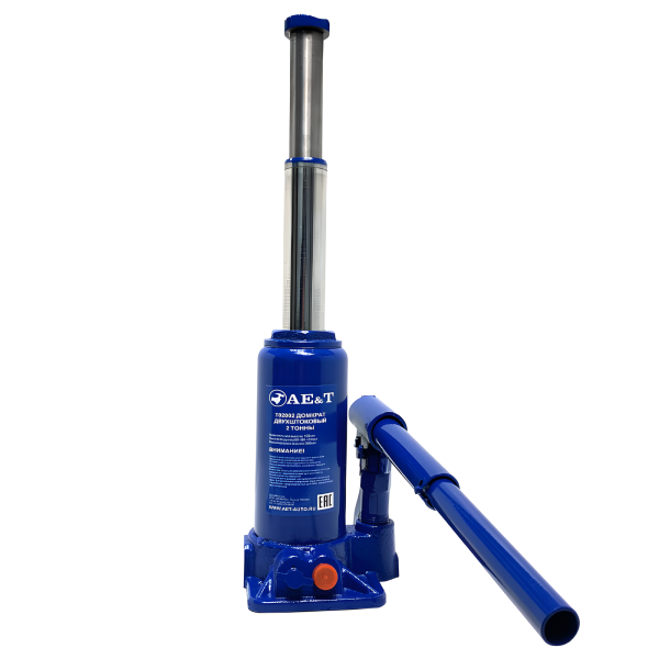 Домкрат бутылочный двухштоковый AE&T T02002