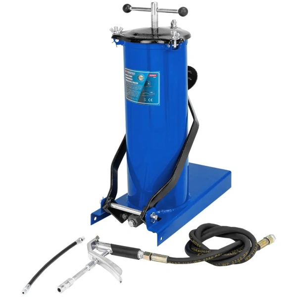 Нагнетатель смазки с ножным приводом, 6кг (длина шланга 1.5, внутр.Ø 150мм, внутр. высота 420мм)