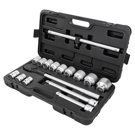 Набор инструментов 16пр. 3/4''12гр.(17,19,21,24,27,30,32,33,36,41,46,50), в кейсе