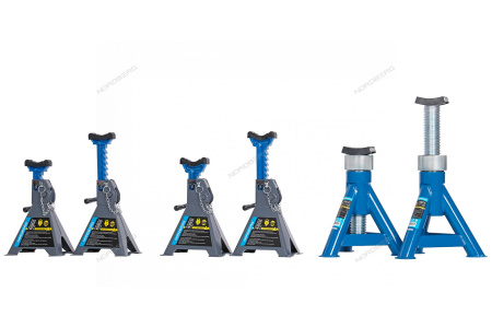 Подставка страховочная с опорными пластинами NORDBERG N3002G (2 т, комплект 2 шт.)