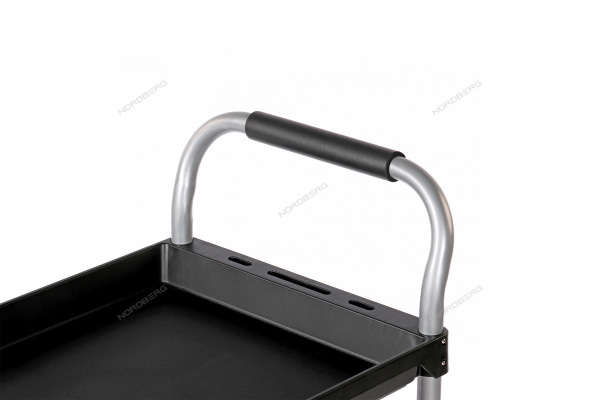 Тележка инструментальная с 3 пластиковыми полками T12