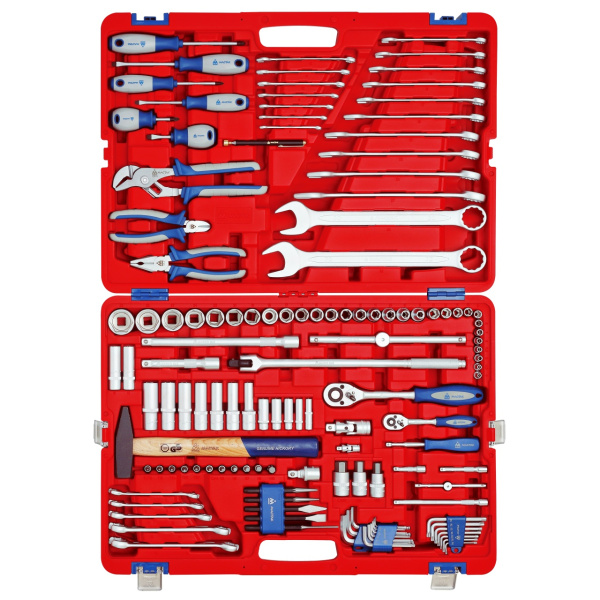 Набор инструментов универсальный МАСТАК 01-128C (128 предметов)