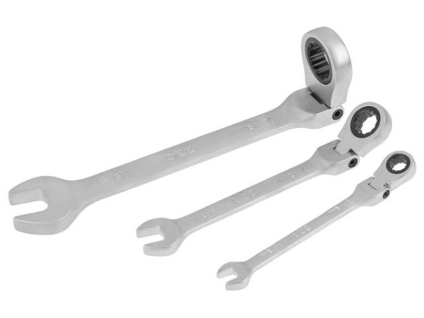 Набор ключей комбинир. 8-19мм 8шт трещоточных шарнирн. PRO STARTUL (PRO-7308)