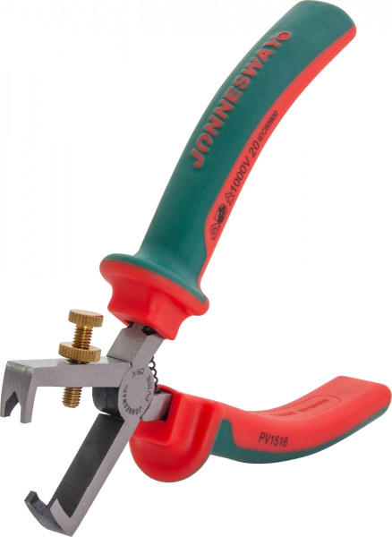 Пассатижи диэлектрические для снятия изоляции 160 мм JONNESWAY PV1516