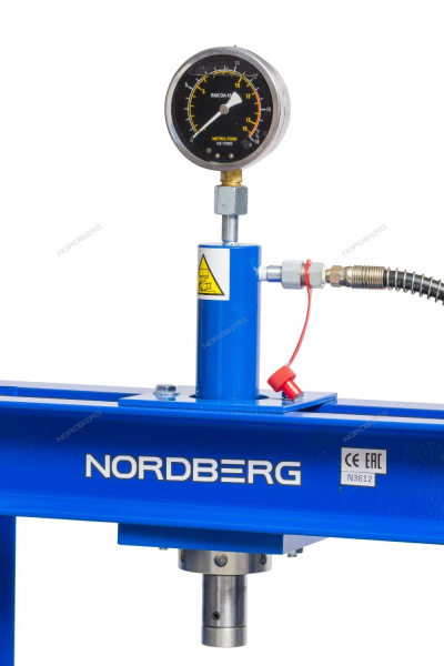 Пресс напольный гидравлический усилие 12 тонн NORDBERG N3612