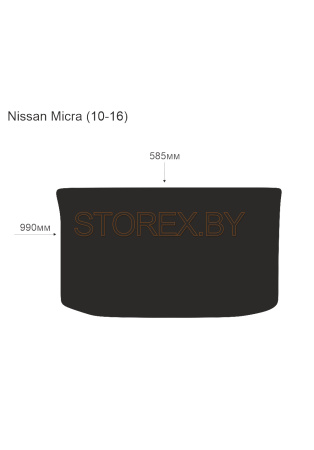 Nissan Micra (10-16) Багажник copy