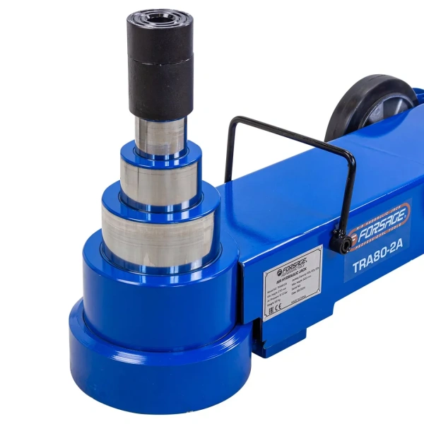 Домкрат подкатной пневмогидравлический 80т