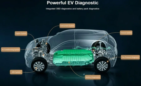Диагностический сканер THINKCAR T391 EV для электромобилей