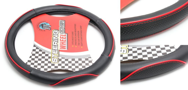 Чехол руля HL-322BK/RD-M