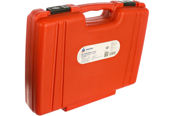 Набор метчиков и плашек SK-5 M3-M12, 1/8"-1/2", кейс, 75 предметов МАСТАК 351-00075C