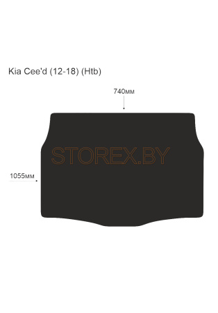 Kia Cee'd (12-18) (Htb) Багажник copy