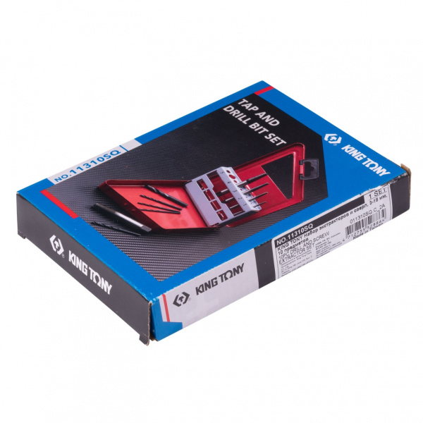 Набор экстракторов и сверл KING TONY 11310SQ, 10 предметов