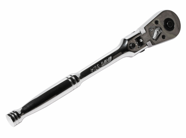 Трещотка шарнирная с фиксацией с металлической рукояткой JTC 3014 (1/2", 45 зубьев, 280 мм)