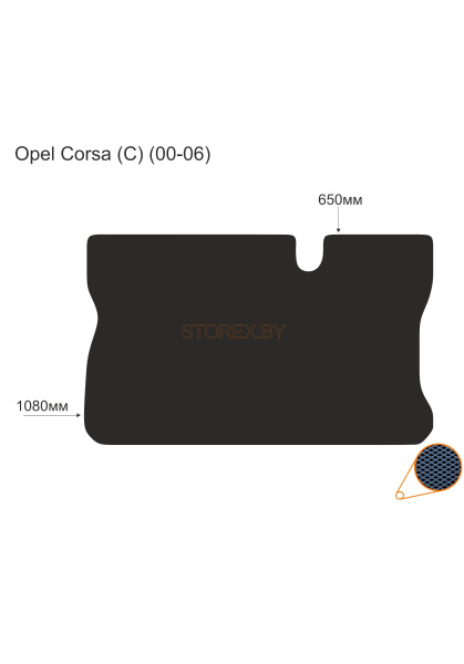 Opel Corsa (С) (00-06) Багажник copy