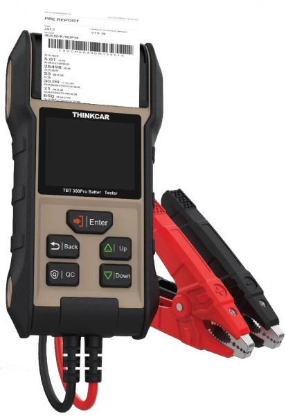 Тестер АКБ системы зарядки THINKCAR TBT 360Pro (поддержка 12 В, 24 B, с принтером)