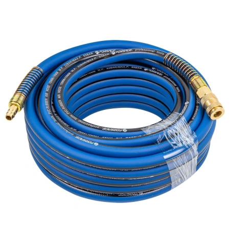 Шланг резиновый армированный с фитингами 10*16мм*15м(для воздуха)