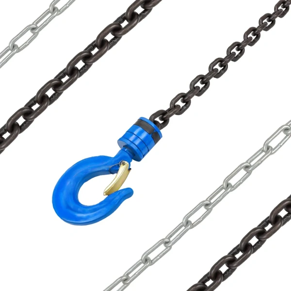 Лебедка механическая подвесная c фиксацией цепи натяжения, 1 т (длина цепи - 2,5м)