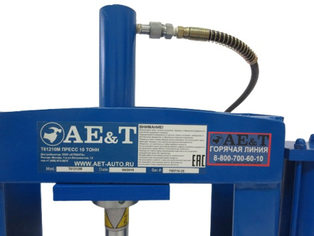 Пресс гидравлический AE&T Т61210M (10т)