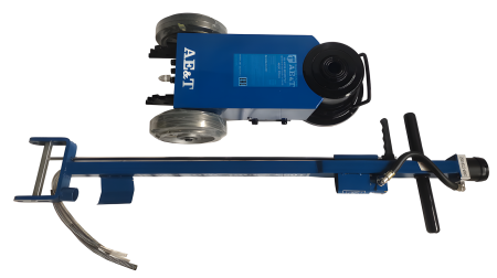 Домкрат пневмогидравлический подкатной AE&T HJ-40/20 (40/20т)