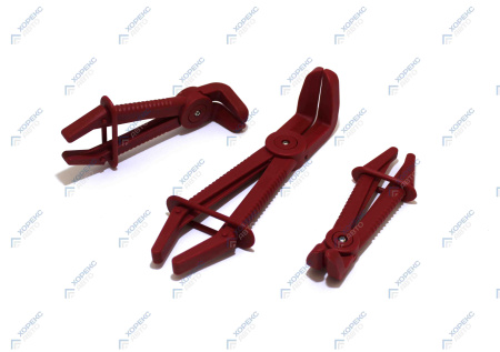 Набор изогнутых под 90° зажимов для патрубков и шлангов(3 предмета) Хорекс Авто HZ 25.1.115S