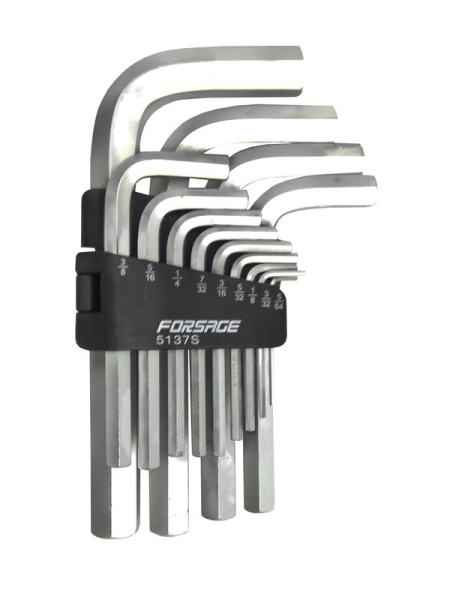 Набор ключей Г-образных 6-гранных 13пр.(1/16'', 5/64'', 3/32'', 1/8'', 5/32'', 3/16'', 1/4'', 5/16'', 3/8'', 1/2'', 9/16'', 5/8'', 3/4'')в пластиковом держателе