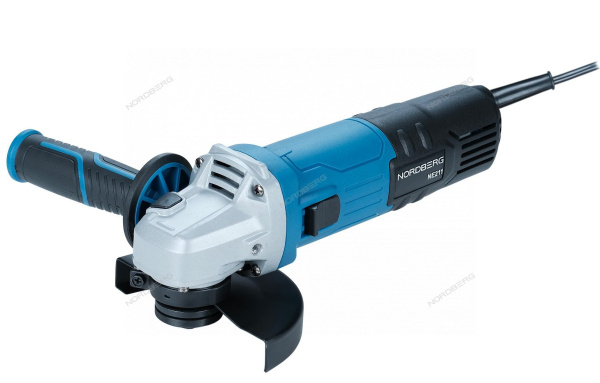 Угловая шлифовальная машин с регулировкой оборотов, Ø диска 125 мм, 3000-11000 об/мин, 1050 Вт NORDBERG NE211