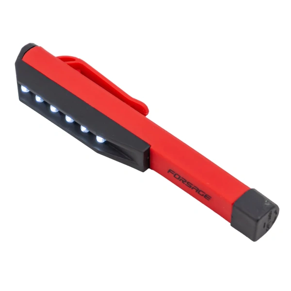 Фонарик переносной светодиодный в комплекте с батарейками (6LED, 3xAAA), в блистере