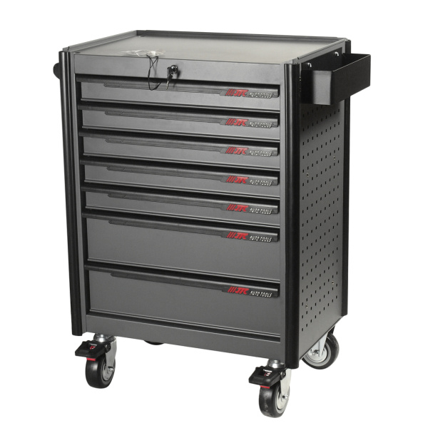 Тележка инструментальная JTC 5021 с набором инструментов JTC 225 (7 секций, 225 предметов)