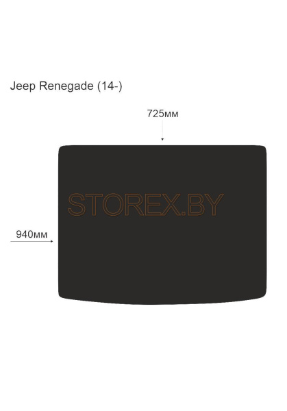 Jeep Renegade (14-) Багажник copy