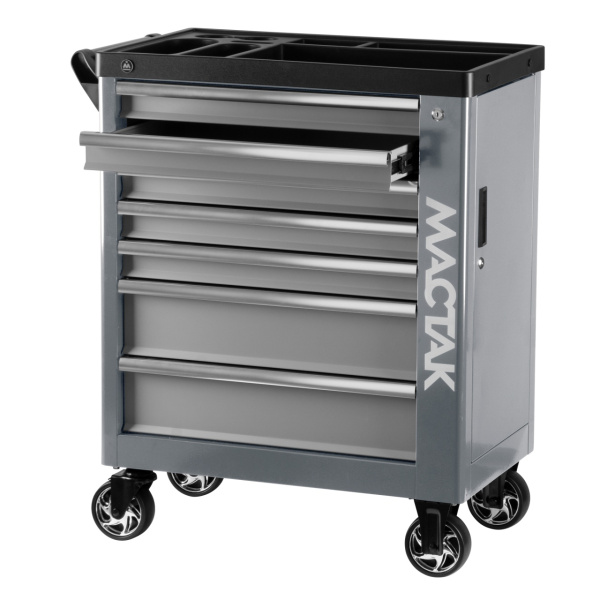Тележка инструментальная НОВА МАСТАК 521-07580G (7 выдвижных ящиков, серая)
