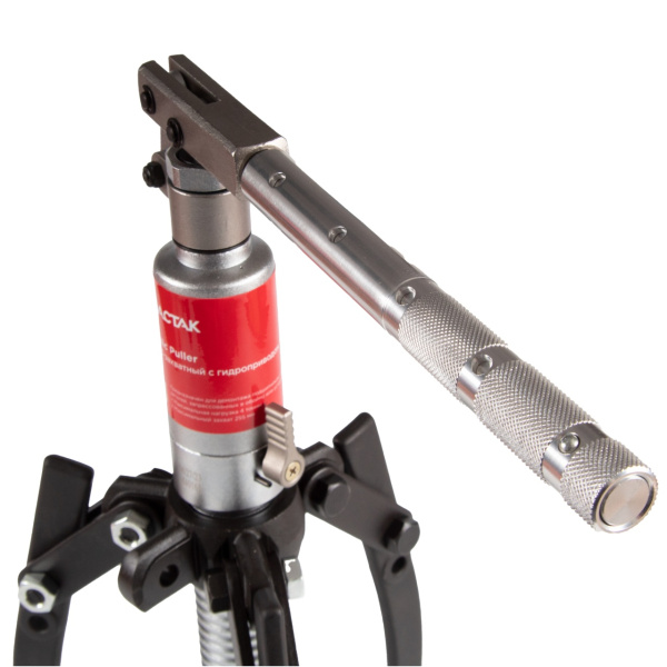 Съемник подшипников гидравлический 12 т до 375 мм с совмещенным насосом МАСТАК 104-19612