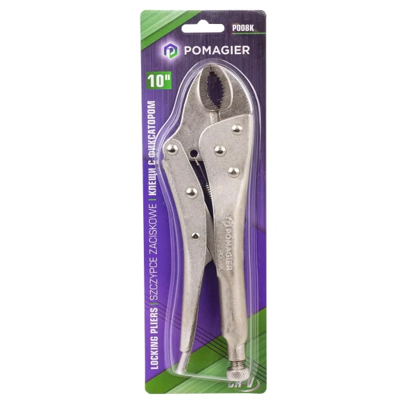 Зажим гейферный с ''овальными губками''10''-250мм, в блистер