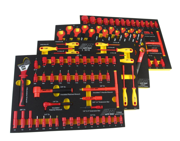 Набор инструментов изолированных комплект JTC I4115S (115 предметов)