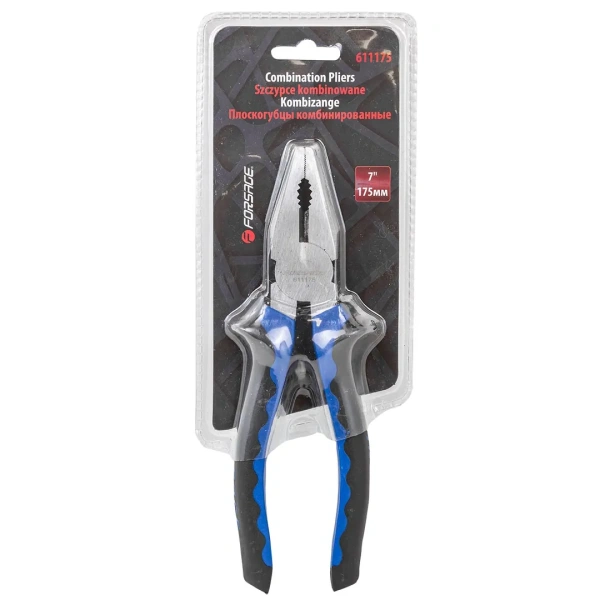 Плоскогубцы комбинированные 7''-175мм, в блистере